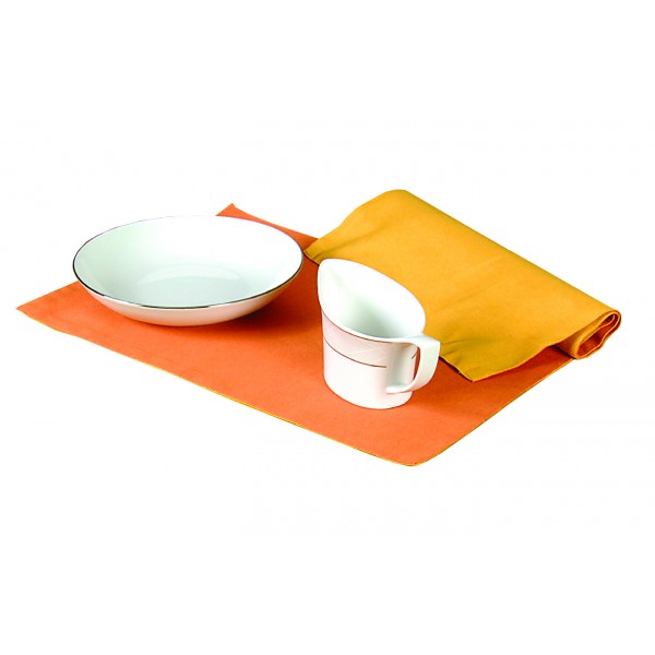 Σετ 4 Τεμ Σουπλά Δίχρωμα 32x45 590 Κίτρινο/Πορτοκαλί