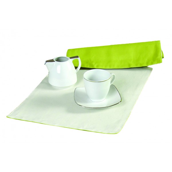 Σετ 4 Τεμ Σουπλά Δίχρωμα 32x45 590 Εκρού/Λαχανί