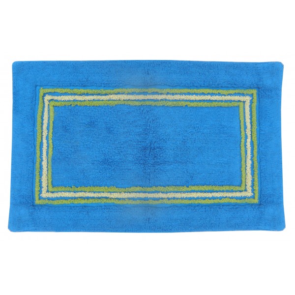Ταπέτο Μπάνιου 50x80 Stripes Μπλε