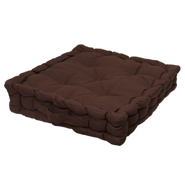 Μαξιλάρι Δαπέδου 40x40x8 581 33-Καφέ