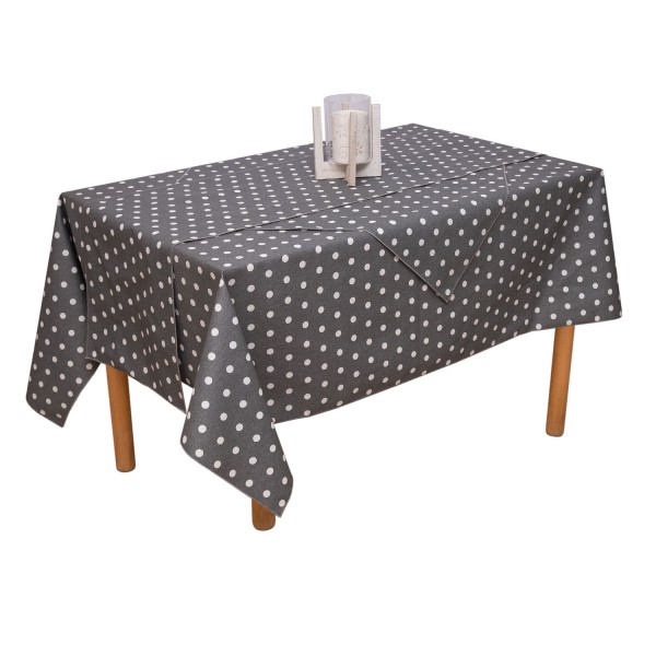 Σετ 2 Τεμ Σουπλά Αλέκιαστα 35x50 Βίκυ Ανθρακί