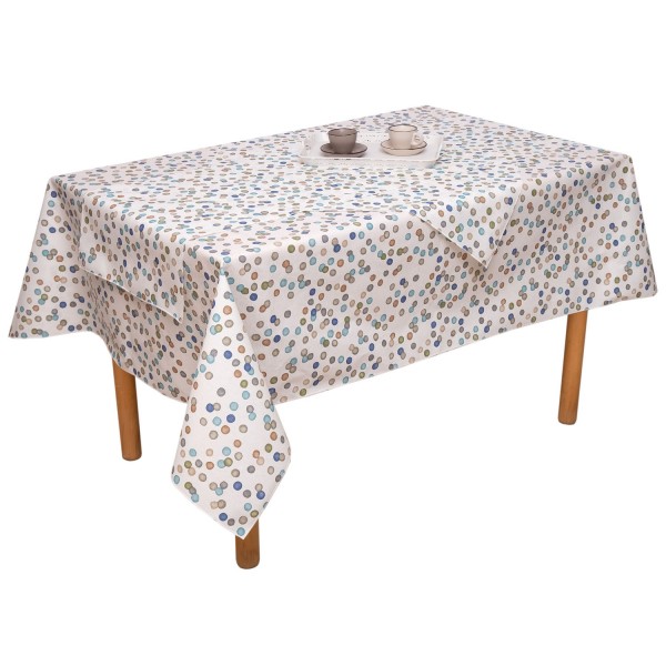 Τραπεζομάντηλο Αλέκιαστο 140x180 Ράνια Μπλε