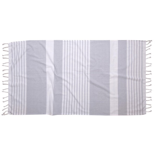 Πετσέτα Θαλάσσης Παρεό 85x165 Γκαμπριέλα Γκρι