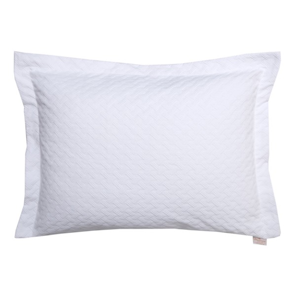 Μαξιλαροθήκη Polycotton 50x70+5 Δήλος Λευκό