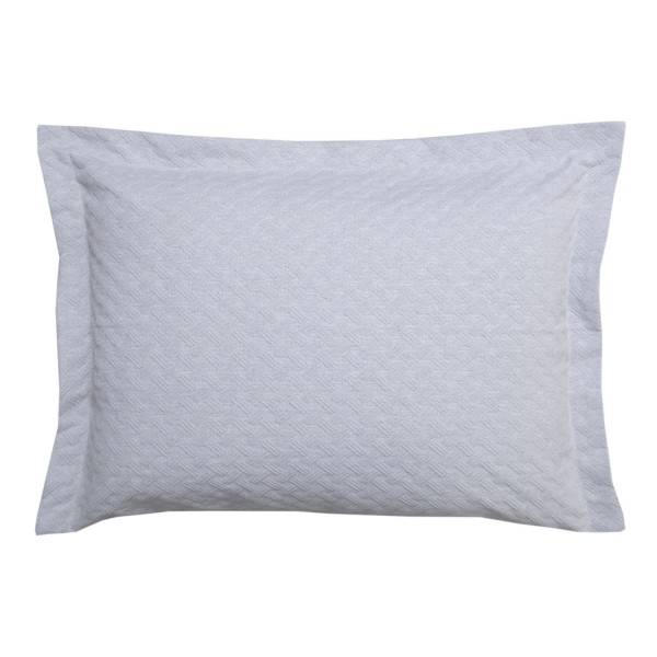 Μαξιλαροθήκη Polycotton 50x70+5 Δήλος Γκρι