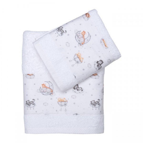 Σετ 2 Τεμ Πετσέτες 50x80, 70x130 με Φάσα Σάμι σε Κουτί Δώρου