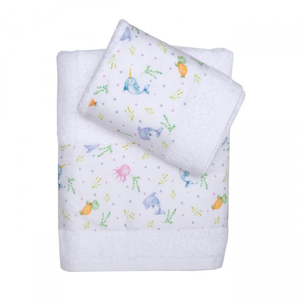 Σετ 2 Τεμ Πετσέτες 50x80, 70x130 με Φάσα Μάρκο σε Κουτί Δώρου