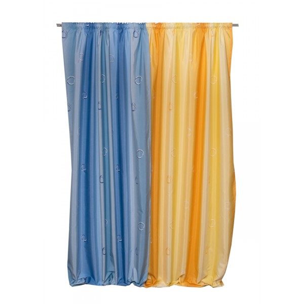 Κουρτίνα με Τρέσα 280x270 Κάλια Ασσορτί Κίτρινο