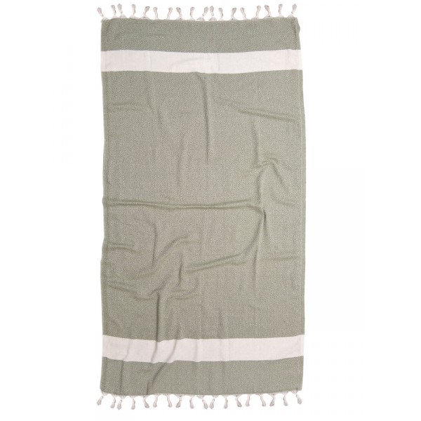 Πετσέτα Θαλάσσης Παρεό 100x180 Σάμερ Λαδί