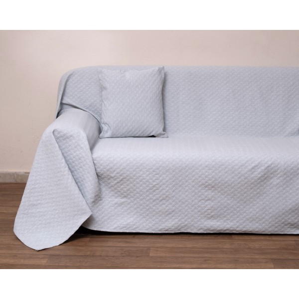 Ριχτάρι Πολυθρόνας 170x180 Δήλος Γκρι