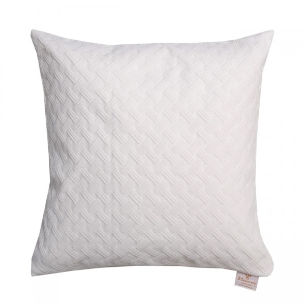 Μαξιλαροθήκη Διακοσμητική 43x43 Δήλος Εκρού