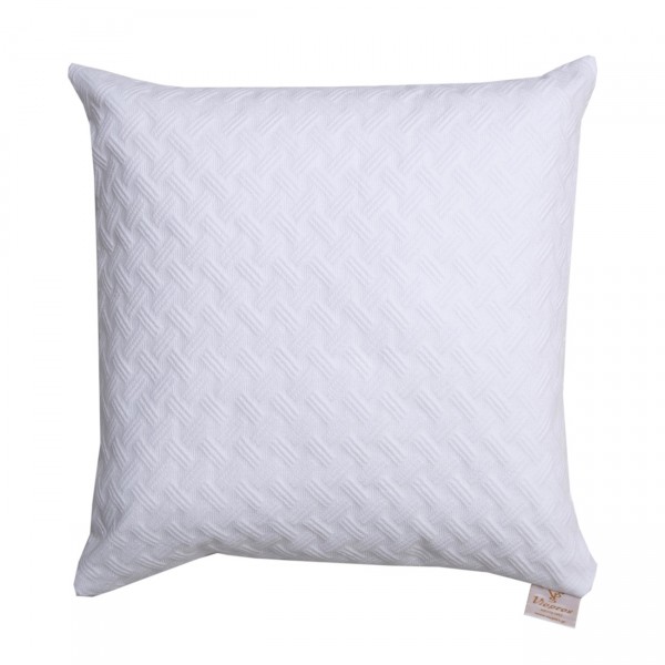 Μαξιλαροθήκη Διακοσμητική 43x43 Δήλος Λευκό