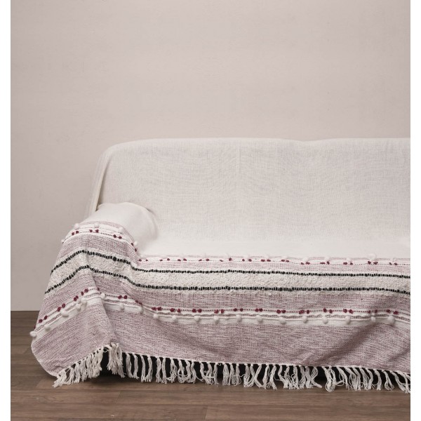 Σετ 3 Τεμ Ριχτάρια 170x170, 170x240, 170x280 2011 Μπορντώ