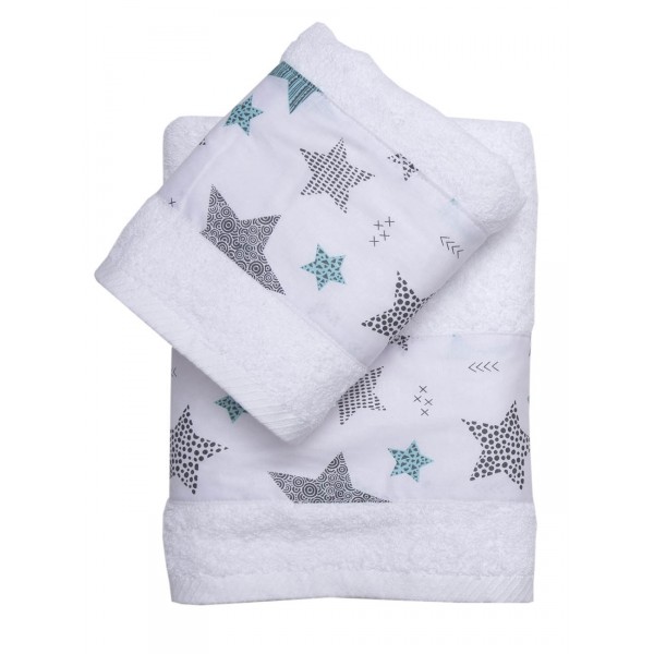 Σετ 2 Τεμ Πετσέτες 50x100, 70x140 Σείριος σε Κουτί Δώρου