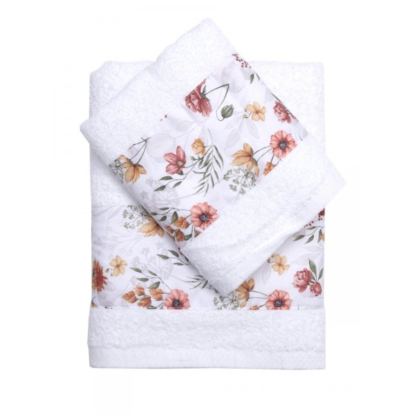 Σετ 2 Τεμ Πετσέτες 50x100, 70x140 Άνοιξη σε Απλή Συσκευασία