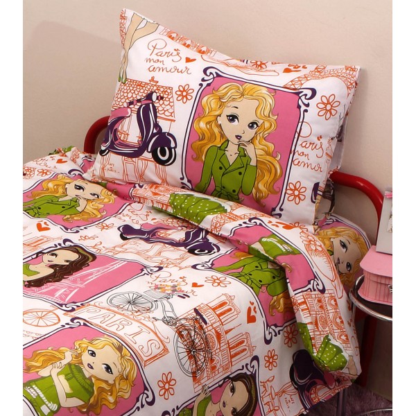 Σετ Σεντόνια Λίκνου 80x100 Μόλυ