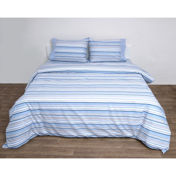 Σετ Πάπλωμα Υπέρδιπλο 220x240 Border 3003