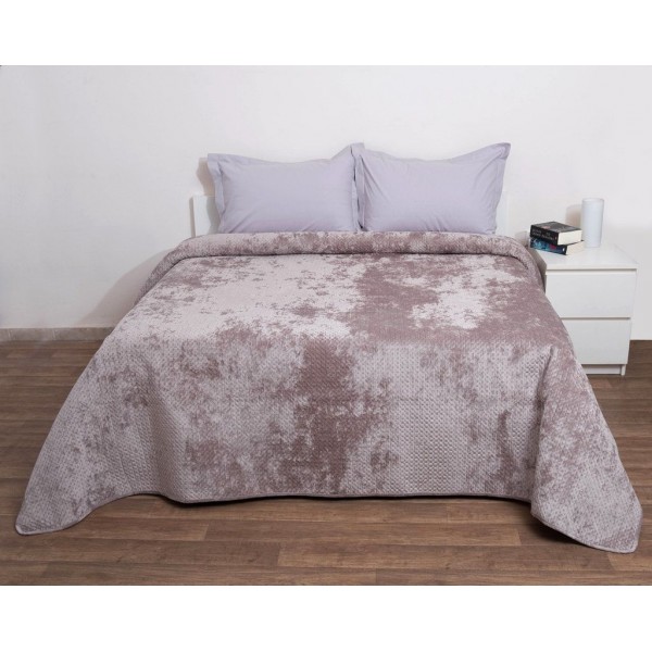 Κουβερτώριο Velvet Ημίδιπλο 160x220 Verona Linen