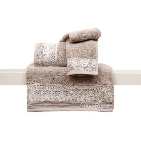 Σετ 3 Πετσέτες 30x50, 50x100, 70x140 Karla 2 Beige