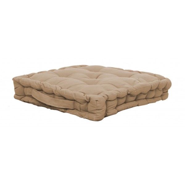 Μαξιλάρι Δαπέδου 40x40x8 581 12-Μπεζ