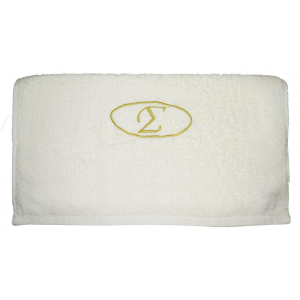 Πετσέτα μονόγραμμα Προσώπου 50x100 Σ Εκρού