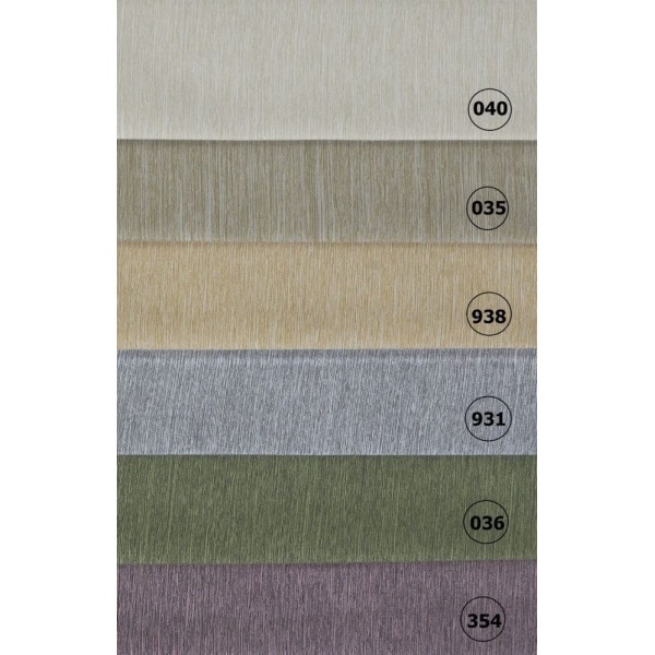 Κουρτίνα με Τρέσα 280x270 Duplo Ριγέ 36 Green