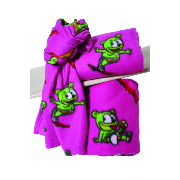 Κουβέρτα Fleece Κούνιας 115x155 Gummy Bear Φούξια