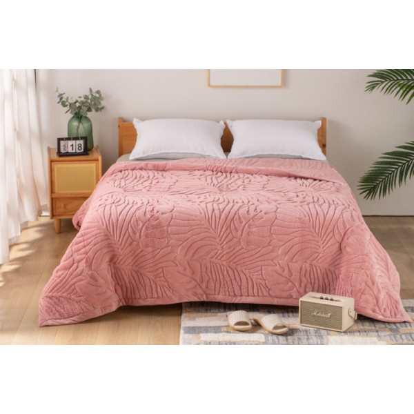 Κουβερτοπάπλωμα Υπέρδιπλο 220x240 Lucia 2-Blush Pink