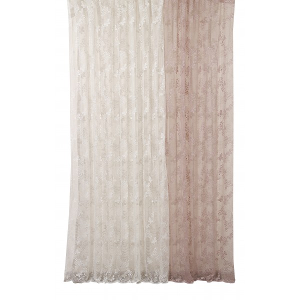 Κουρτίνα με Τρέσα 280x270 Πεταλούδες Σάπιο Μήλο