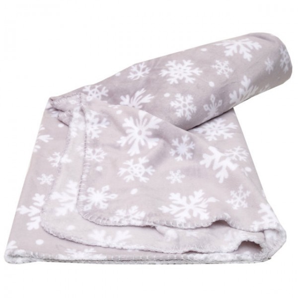 Κουβέρτα/Ριχτάρι Καναπέ Flannel Fleece 125x150 Νοέλια Γκρι