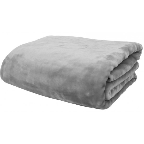 Κουβέρτα Βελουτέ King Size 240x260 3 Grey