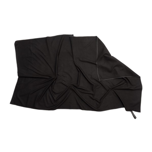 Πετσέτα Microfiber Μονόχρωμη 90x160 Μαύρο