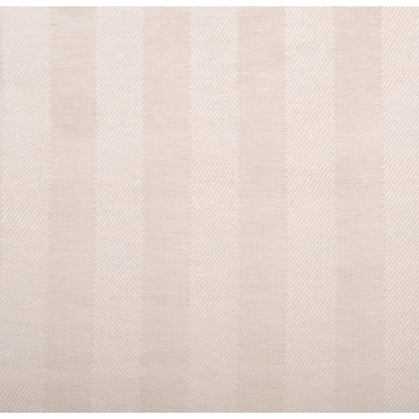 Σετ Σεντόνια Μονά 165x270 Polycotton Σατέν ριγέ 850 Εκρού