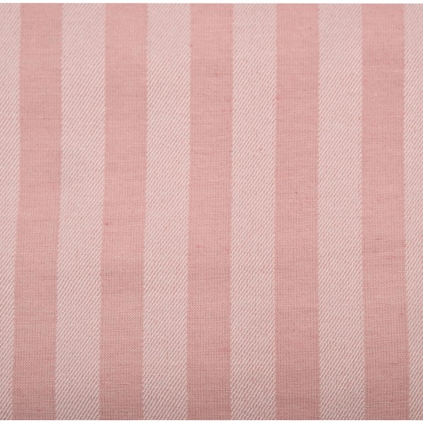 Κουβερτώριο Μονό 160x240 Polycotton Σατέν ριγέ 850 Ροζ