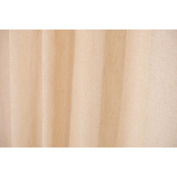 Κουρτίνα με Τρέσα 140x270 9290 Μπεζ