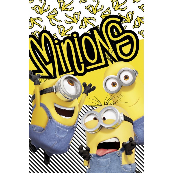 Κουβέρτα Fleece Κούνιας 100x150 Minions 12