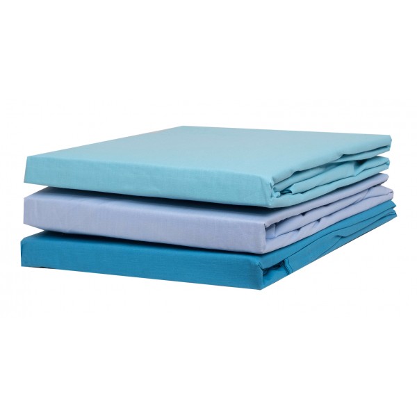 Ζεύγος Μαξιλαροθήκες 50x70 Basic Σιέλ