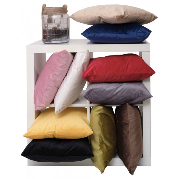 Μαξιλάρι Διακοσμητικό Βελουτέ 60x60 230 Μαύρο