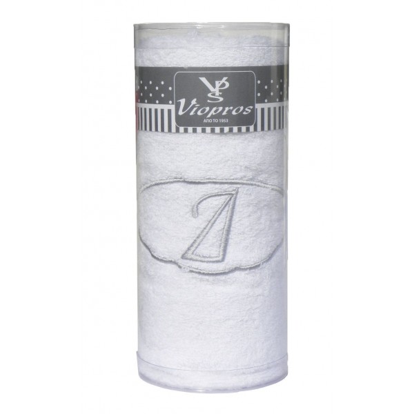 Πετσέτα μονόγραμμα Προσώπου 50x100 Π Λευκό