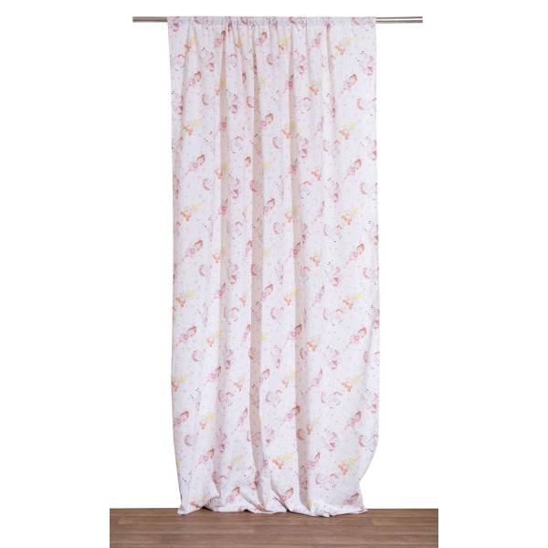 Κουρτίνα με Τρέσα 140x270 Iris