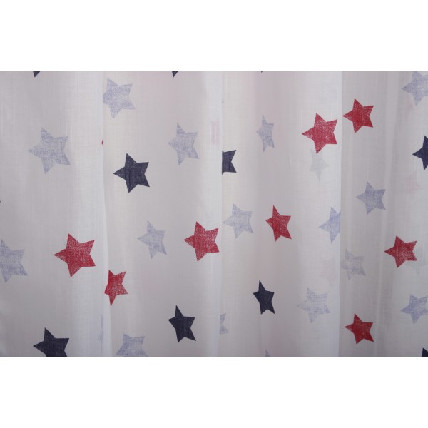 Κουρτίνα με Τρέσα 280x270 Φράνκι Μπλε